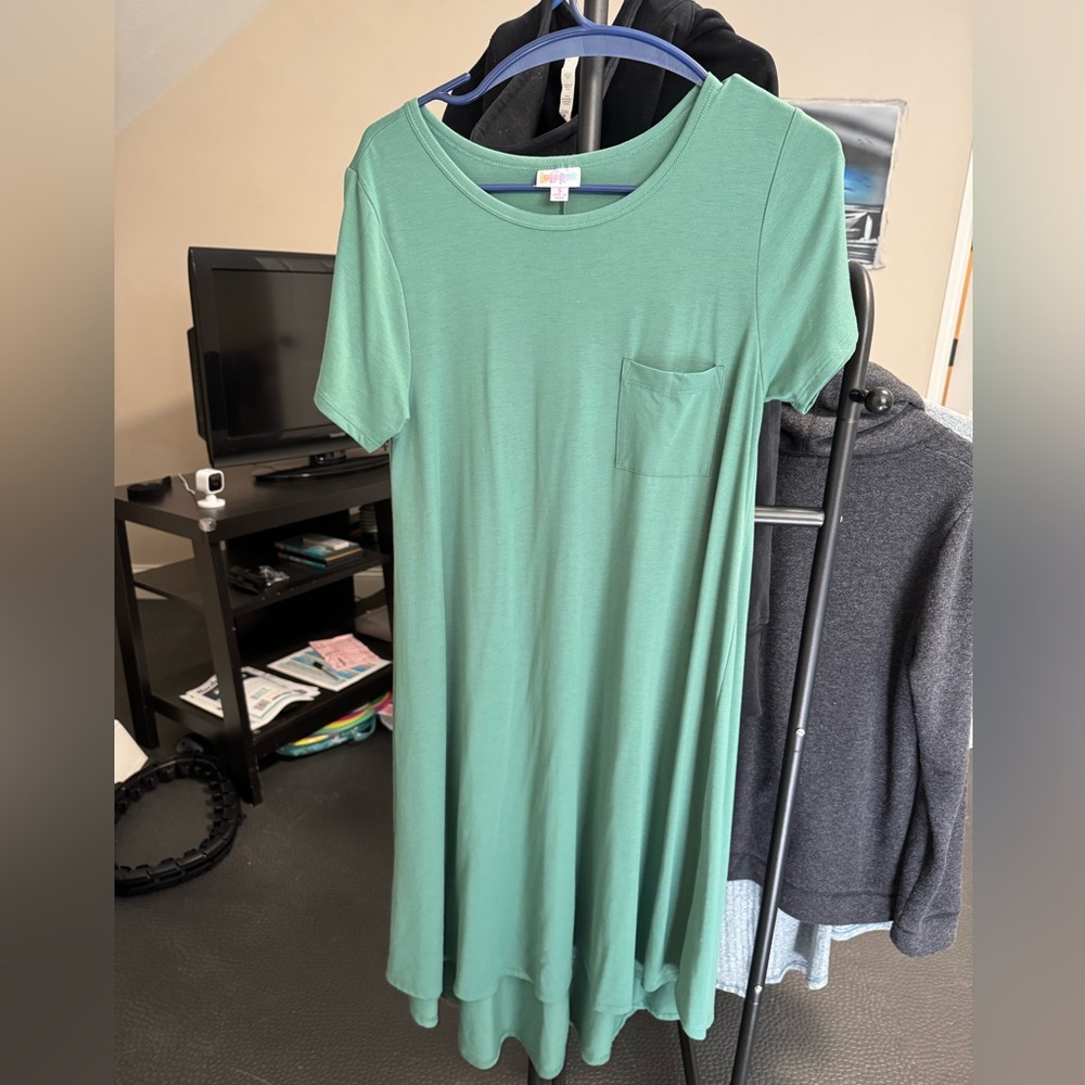 LuLaRoe Seafoam Green Midi Dress